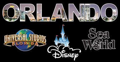 Orlando Theme Parks black background image