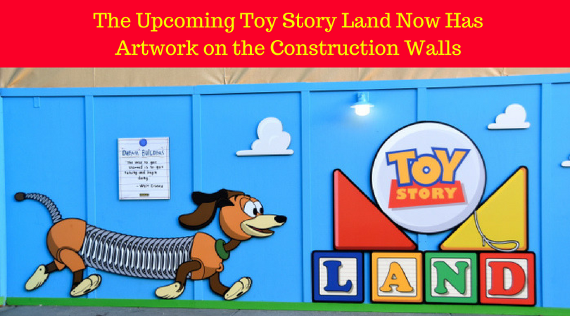 The Upcoming Toy Story Land Now Has Artwork on the Construction Walls (1)
